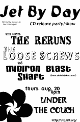 CD Release Flyer.  Click to enlarge