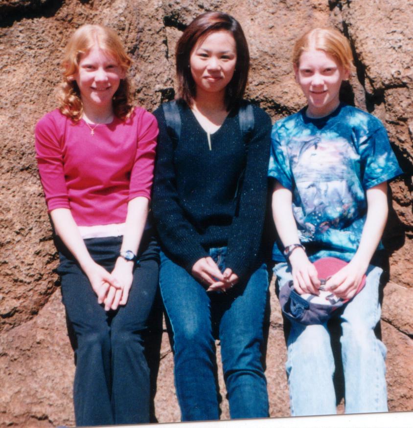 Me Emiko and Aimee at the zoo