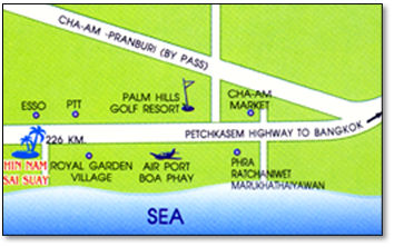 Huahin Map