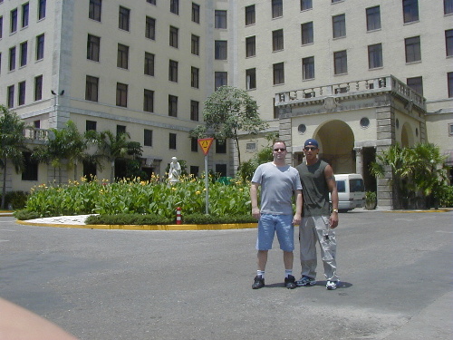 outside Hotel National