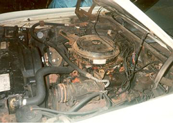 Beavisbutthead1313's Chevelle engine when he bought it!
