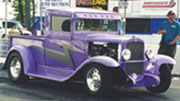 hotrodpurplepickup's 31 Chevy p/u  Can your truck do a wheels up launch?