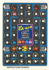 Scratched Off Rub-Off Game