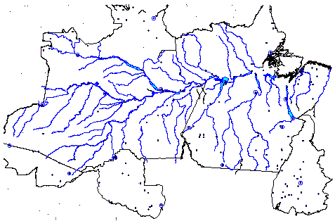 Mapa da Regiao Norte