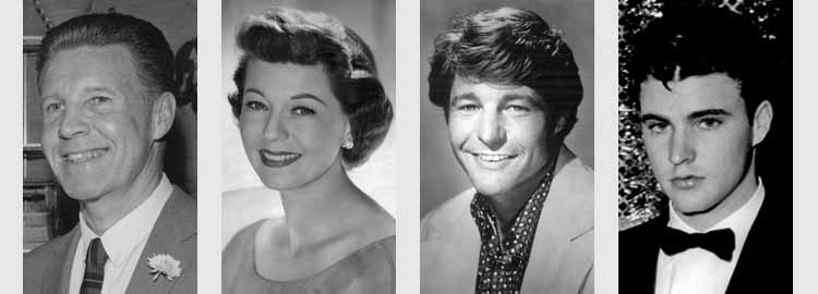 OZZIE, HARRIET, DAVID AND RICKY NELSON