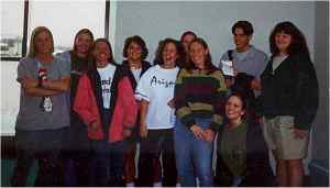 A group shot taken during High School