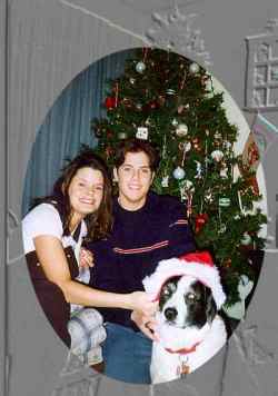 Jon, Jen and Max at their last Xmas