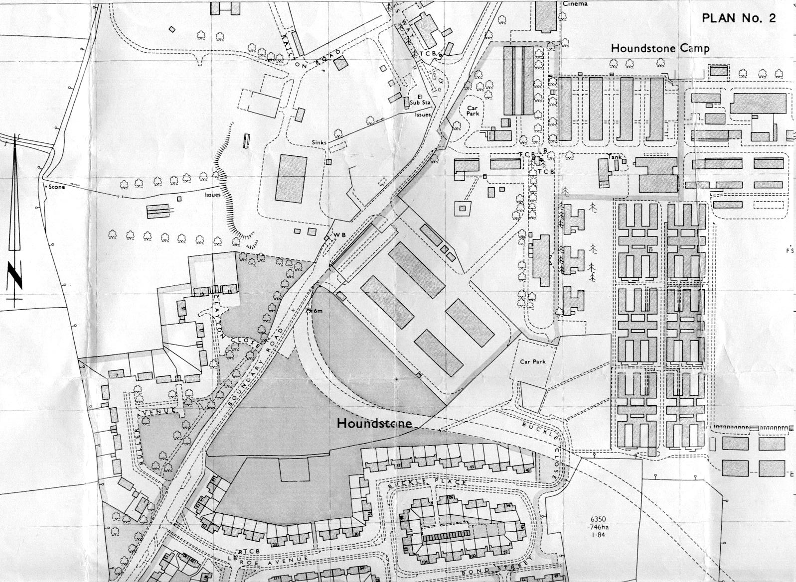 map of houndstone camp