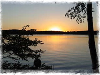 Sunset from Mike's Lake House