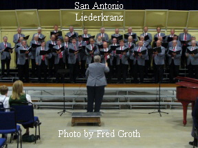 San Antonio
Liederkranz









Photo by Fred Groth
