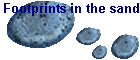 Footprints in the sand