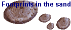Footprints in the sand