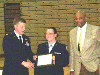 NATIONAL SOCIETY DAUGHTERS OF FOUNDERS AND PATRIOTS AWARD - Recognizes an outstanding 2nd-year cadet who contributes the most to encourage Americanism by participation in extracurricular activities, and demonstrates the qualitites of dependability, good character, self-discipline, good citizenship and patriotism.