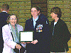 DAUGHTERS OF THE AMERICAN REVOLUTION (DAR) AWARD - Presented annually to a 4th-year cadet who possesses leadership ability and fundamental and patriotic understanding of the importance of ROTC training, demonstrates adherence to military discipline and qualities of dependability and good character, and be ranked in the top 25% of high school class, and the top 25% of the As class. 