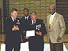 DISTINGUISHED AFJROTC CADET AWARD - Recognizes one outstanding 3rd-year cadet who has exhibited high moral character, demonstrated positive personal attributes, displayed outstanding military potential and maintained consistent academic and military excellence.