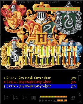 Hogwarts Badges Winamp Skin