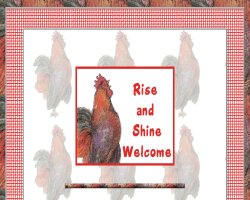 chicken set by beckie