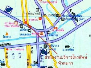 แผนที่ สนง.หัวหมาก