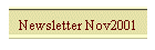 Newsletter Nov2001