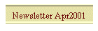 Newsletter Apr2001