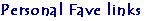 Favorite NON X-File related links.