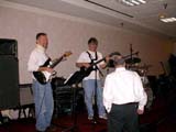 Band #1 warms up