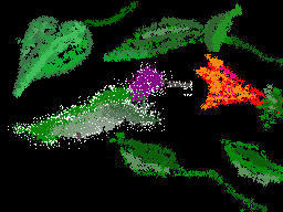 Computer Generated Hummer with Flower.