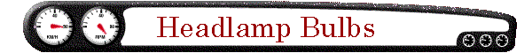Headlamp Bulbs