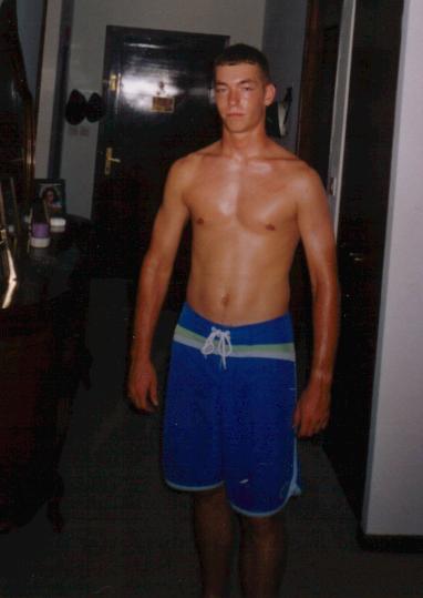 I drank a lot the night before, I was still drunk, and I was getting a tan while I was picking up trash in the backyard..Aren't I special
