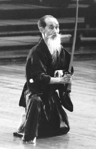 Yoshio Sugino Sensei (10th dan). He was responsible for the coordination of the different swords stunts in the well known Japanese movie "The Seven Samurai" from Akira Kurosawa.