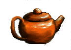 Brown teapot