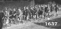 route march at Featherston