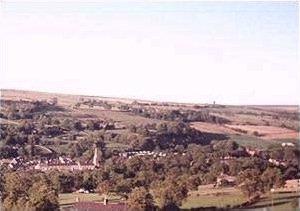 Frosterley nestled in the Weardale valley