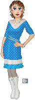 Another case of Salli as Arissa.  How DOES she stand those colors?