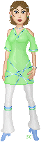 Drienne Balor is an interplanetary politician/diplomat.  Here she's having a casual ''vacation'' on a research ship.