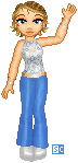 Even council members dress casually from time to time. I made Dri to test a new bubbly pattern, and ended up with an alternate.