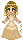 a golden-haired bride (her name is Arianne)