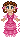 A sprite in pink, for Lauren