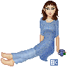 More or less me in my winter pajamas, in honor of finishing comps.