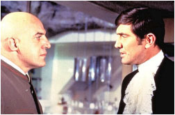 Telly Savalas as Ernst Stavro Blofeld in 'Her Majesty's Secret Service'