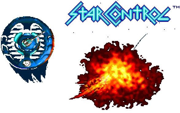 Starcontrol 1 Title screen.