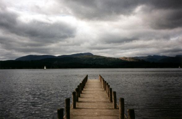 Looking out from the jetty
