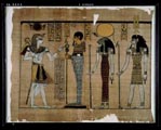 Papiro. Representacin del reinado de Ramses III