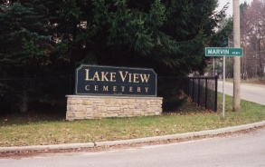 Lake View Sign from Marvin Parkway and N. Main Street