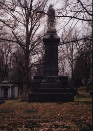 Prendergast Monument. Back Side. Entrance on Prendergast Ave.