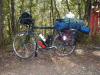 The bike as it was loaded for this trip.
