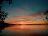 The second day's sunset.