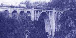 Puente del tren sobre "San Xon da Coba"