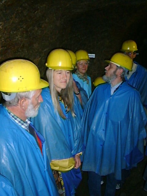 So 12.7.98 11:15 - Eliane u. Co. in voller Montur im Erzbergwerk in Annaberg-Buchholz im Erzgebirge (D)