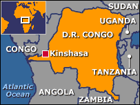 map of Congo